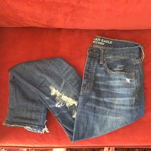 american eagle vintage high rise jeans